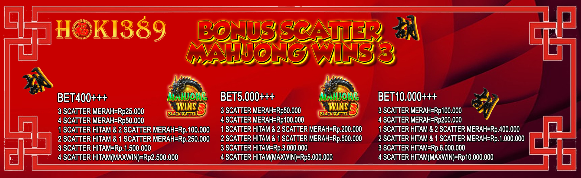 EVENT SCATTER HITAM MAHJONG WINS 3